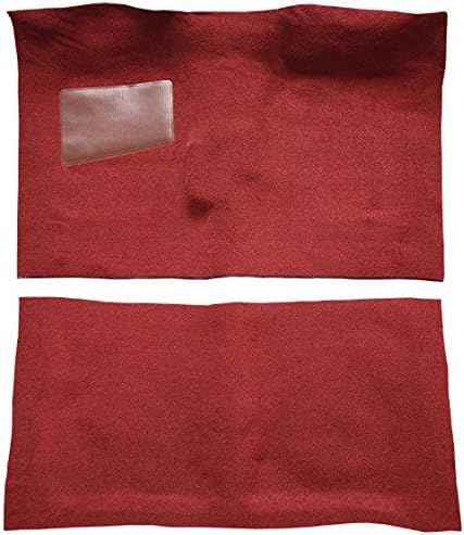 Replacement Auto Carpet Floor Liner - Molded Loop - fits 1964-1965 Pontiac GTO 2 Door 4 Speed Manual (Red)