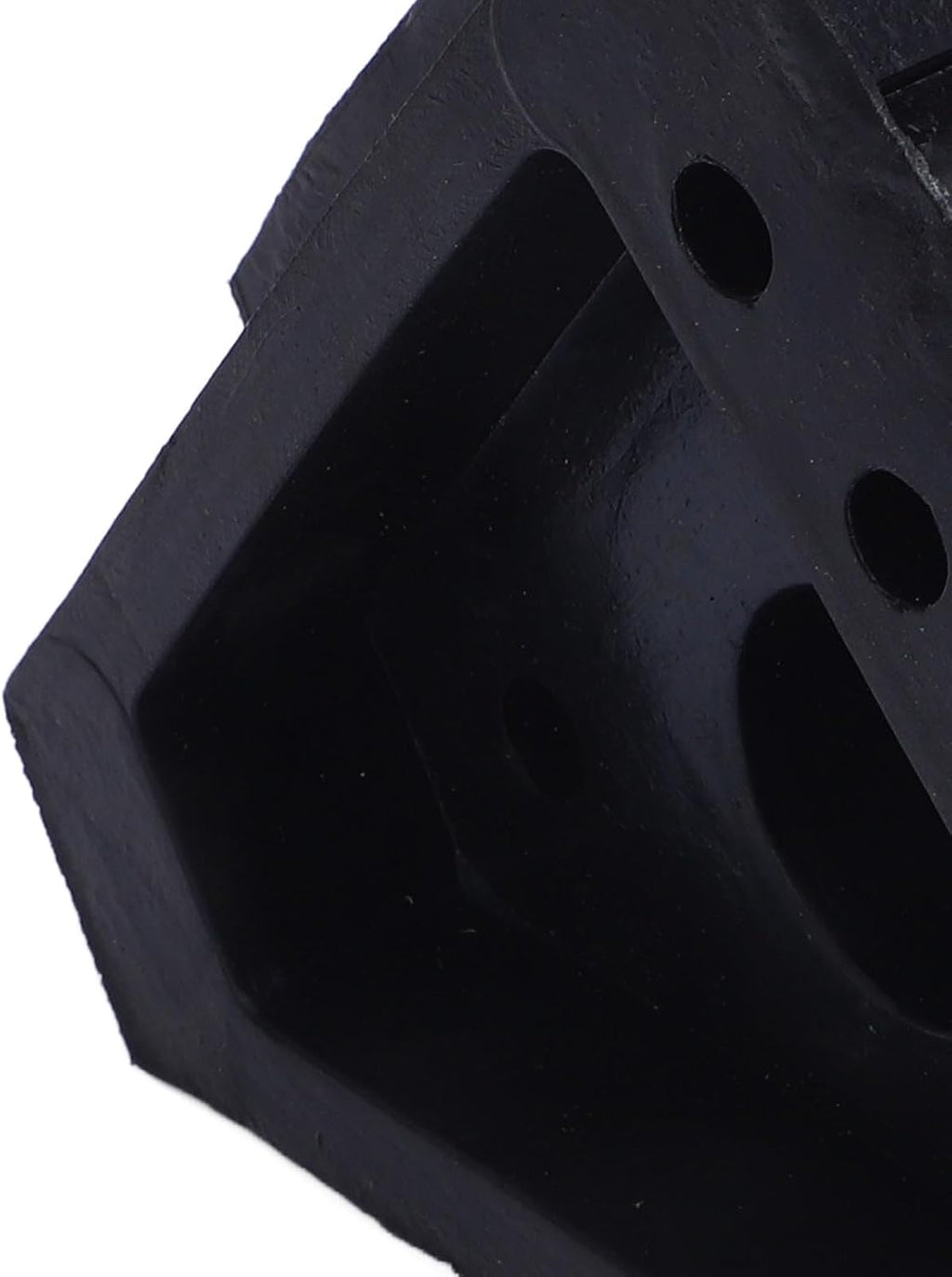 Alomejor Heavy Duty Rubber Wheel Chock Rubber Wheel Stopper 6.9 X 3.9 X 5.9in Anti Slip Weather Proof 3 to 5 Ton Tire Block for Car Trailer RV Truck ATV Parking