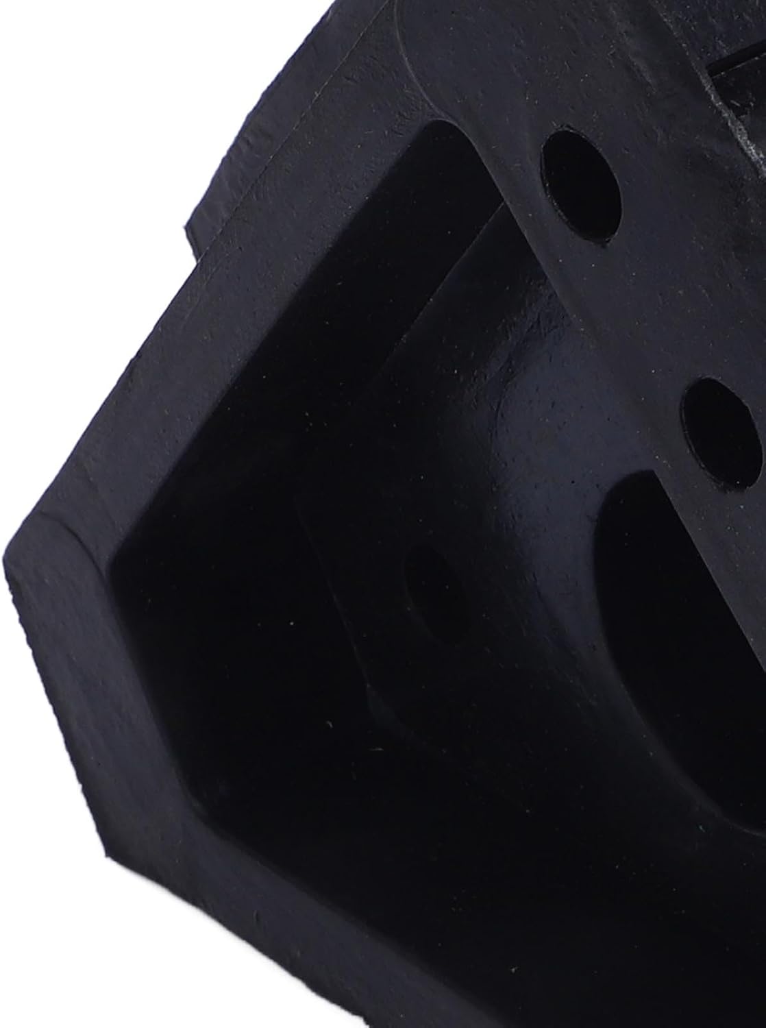 Alomejor Heavy Duty Rubber Wheel Chock Rubber Wheel Stopper 6.9 X 3.9 X 5.9in Anti Slip Weather Proof 3 to 5 Ton Tire Block for Car Trailer RV Truck ATV Parking