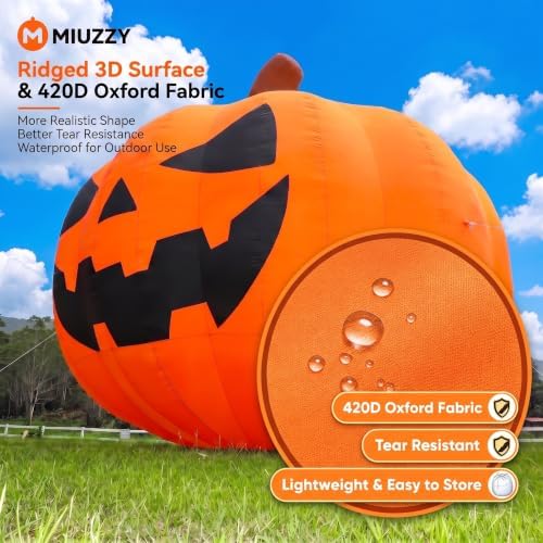 26FT Giant Inflatable Pumpkin Lighted Outdoor Halloween Decor