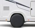 4 pcs RV Tire Covers for Winnebago Vista LX 2010s-present, Heavy Duty Wheel Covers Fits Motorhome & Trailer Tires Outdoor Parking Storage Sun Rain Snow Dust Easy Fit