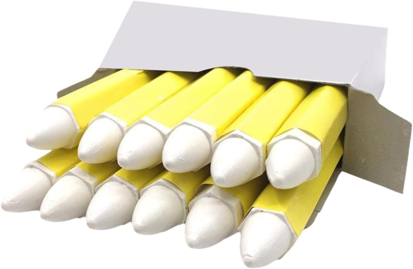 12 Pieces White Tire Marker Professional Portable Paint Pen for Car Tires