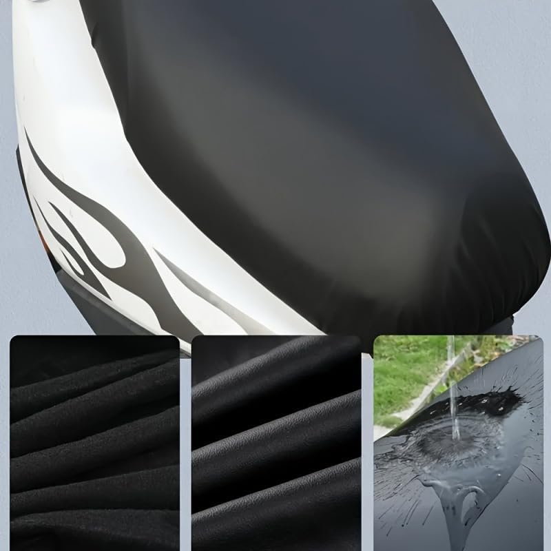 Universal Waterproof Scooter Seat Cover, Durable Elastic Moped Seat Protector, Easy Install, Dustproof Sunproof for Most Scooters & Mopeds