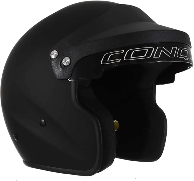 Conquer Snell SA2020 Approved Open Face Auto Racing Race Car Helmet by Conquer