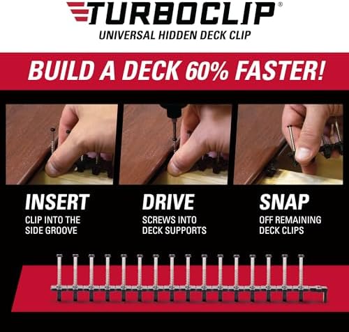 89292 narrow gap universal hidden deck fasteners, (1, close-up detail