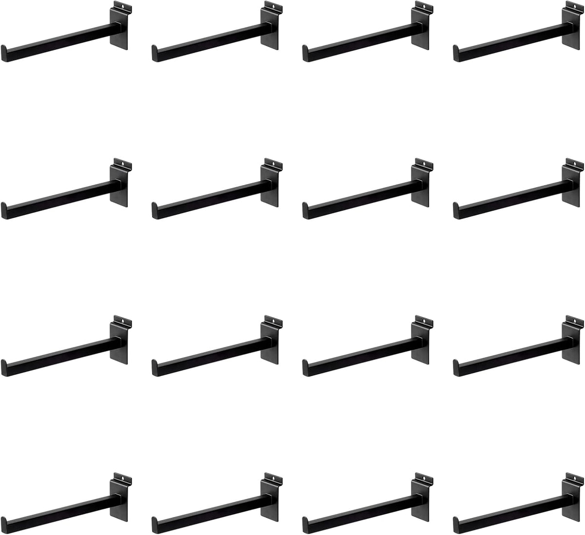 heavy duty tube slatwall shelf brackets, metal tubular, main product view