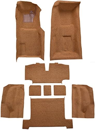 Auto Custom Carpets Replacement Auto Carpet Floor Liner - Molded Loop - fits 1969-1969 Chevrolet Corvette 4 Speed Manual Complete with Pad (Medium Blue)