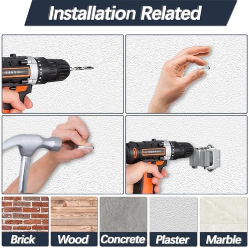 3-h 25 pack mop and broom holder big, package contents