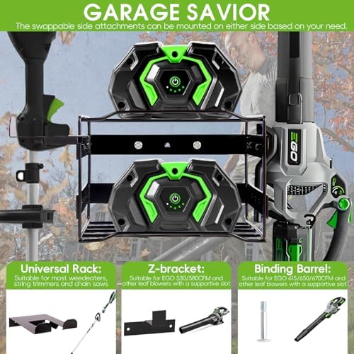 power tool organizer wall mount - heavy duty shown in use