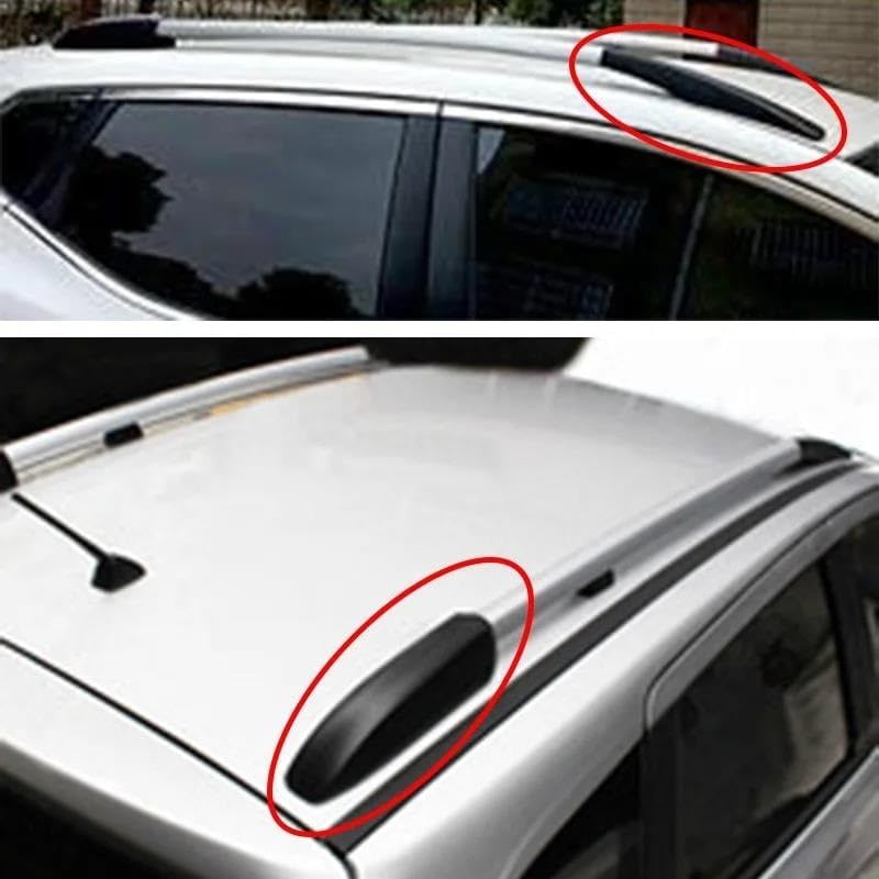 Roof Racks Boxes 4Pcs/Set Roof Luggage Rack Cover for Nissan for Qashqai 2008-2015 Roof Rack Protective Shell Direct Replacement Car Accessories Car Roof Bars