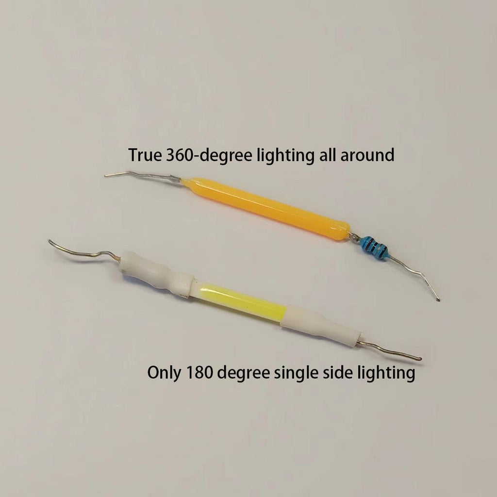 Weixuan 4 PCS LED Car Festoon Dome Interior Light 31MM 36MM 39MM 41MM COB Filament Reading Map Door Bulbs,Refrigerator Light Bulbs, RV Fridge Light Bulbs (Warm White, 39MM)