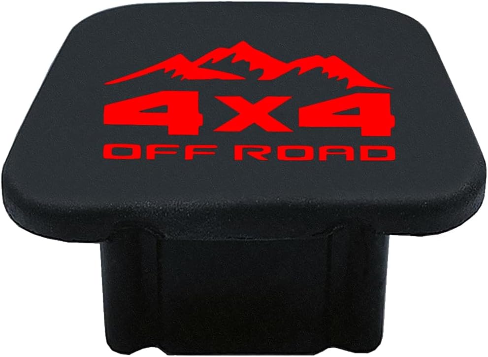 Trailer Hitch Tube Cover Plug Cap Compatible with 4x4 Off Road,Rubber Receiver Tube Hitch Plug,Trailer Hitch Cover