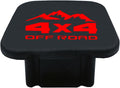 Trailer Hitch Tube Cover Plug Cap Compatible with 4x4 Off Road,Rubber Receiver Tube Hitch Plug,Trailer Hitch Cover