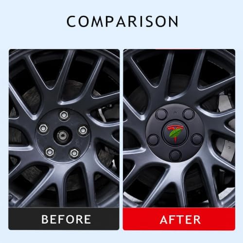 Center Caps Hubcaps Cover Aero Wheels for 18-inch Original Standard Rims Compatible with Model 3 (NOT Compatible with Model 3 Highland)