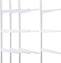 colingmill 16 pcs 2 track upright wall shelving, main product view