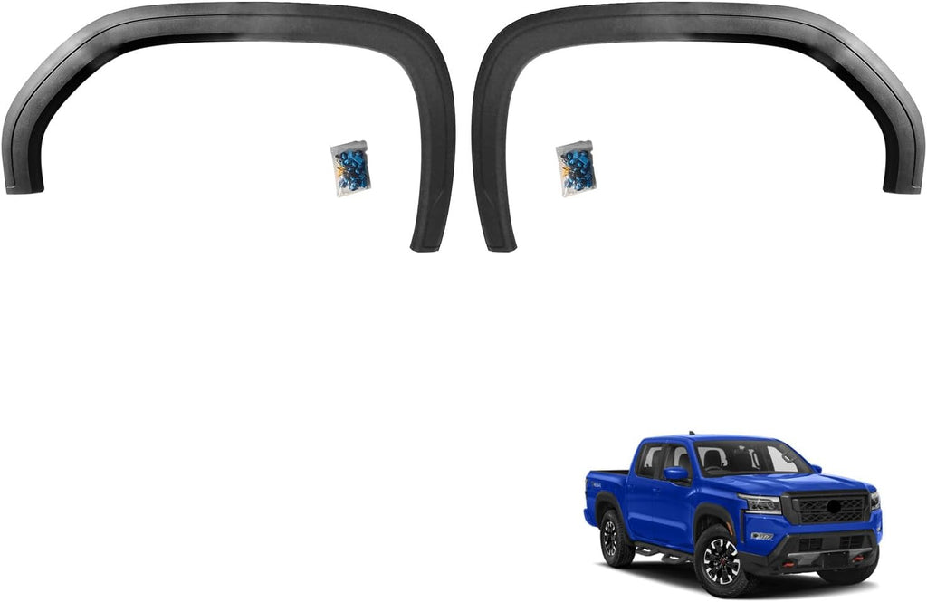 Front Fender Flares Wheel Opening Molding Trim Left & Right Side Compatible with 2019 2020 2021 2022 2023 GMC Sierra 1500 Replaces 84492973 84492974