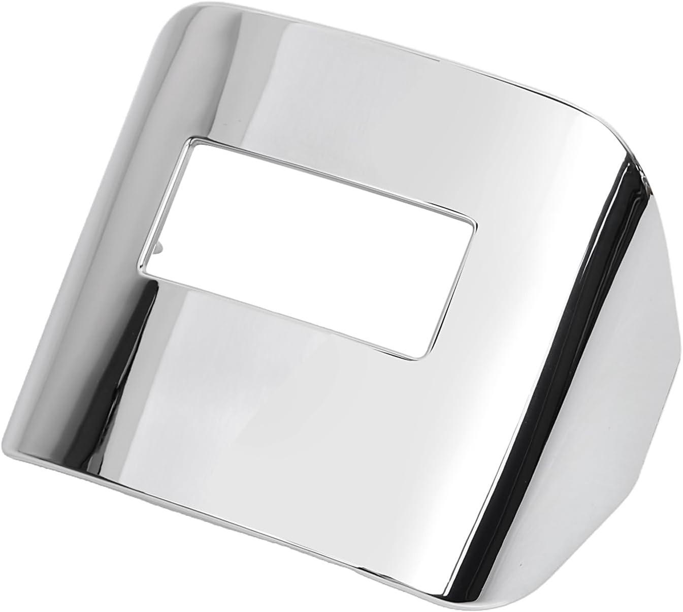 Chrome Taillight Cover Motorcycle Rear Tail Light Visor Cover Fit for Harley Softail Sportster Dyna Touring Road King Electra Street Glide 1973-2023