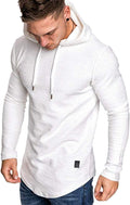 Lexiart Mens Fashion Athletic Hoodies Sport Sweatshirt Solid Color Fleece by Lexiart