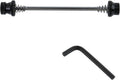 Antrader Hex Locking Skewer M5 Hex Head Anti Theft Quick Release Security Lock Skewers Set with M5 Hex L Wrench Bicycle Wheel Hub Secure-4.3" Inner Width