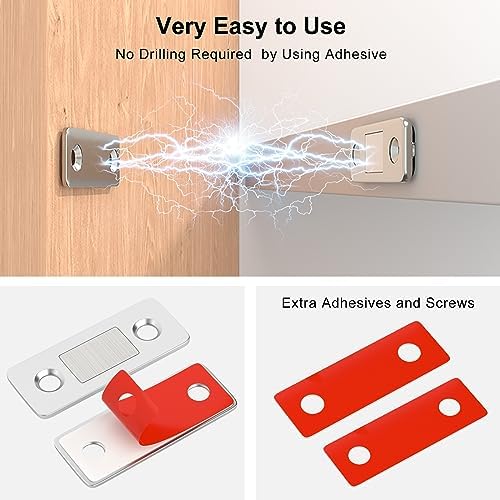 cabinet sliding door magnets jiayi 18 pack ultra, close-up detail