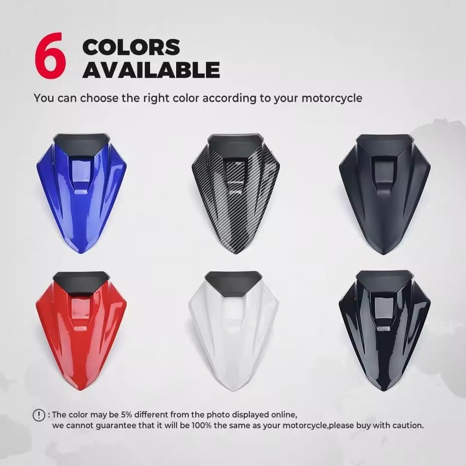 For Honda CBR1000RR 2026 2025 Rear Seat Cover Motorcycle Tail Section Fairing Cowl Passenger CBR 1000RR CBR 1000 RR 2024 2023 2022 2021 2020 (White)