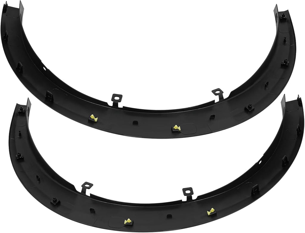 Front Left & Right Fender Flare Molding Trim for 2021-2024 Nissan Kicks S SV SR 1.6L, Pair Driver & Passenger Side Wheel Arch Trim, Replacement 638115RY0A 63810-5RY0A (A pair)