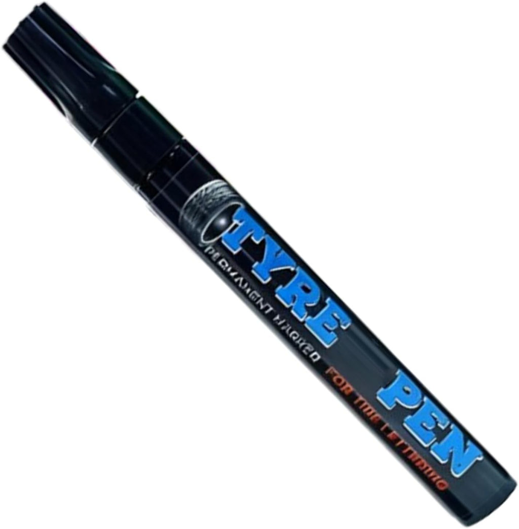 Tire Paint Pen - Erasable Marker for Vehicle Customization, Quick Dry Non Fading Formula with Smooth Application, Tyre Drawing Pen for Car, Motorcycle, Bicycle, Bike, Metal Lettering