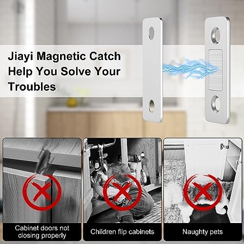 cabinet sliding door magnets jiayi 18 pack ultra, view 9