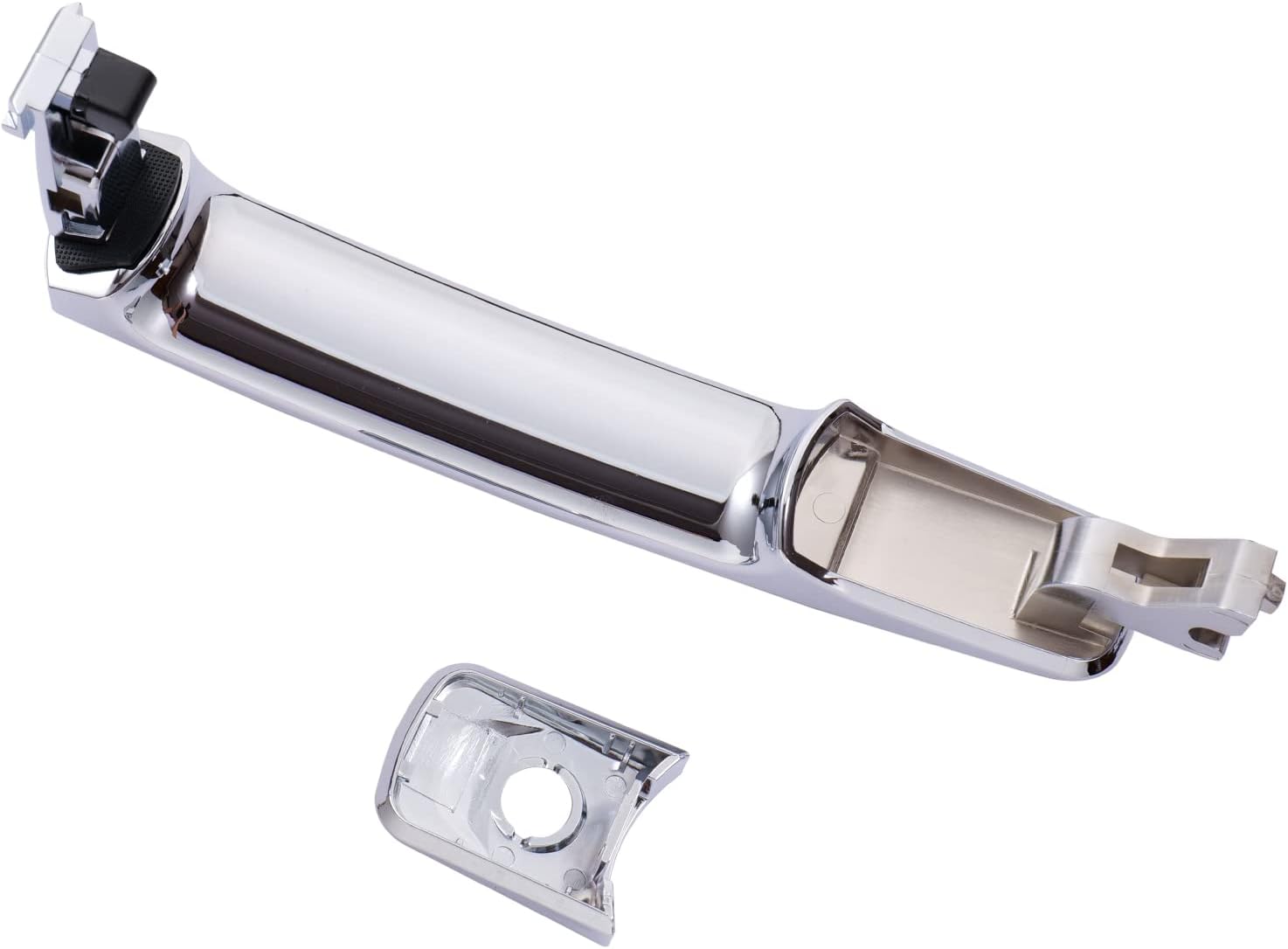 Exterior Door Handle Front Left Driver Side for Nissan Rogue 2010-2015,Nissan Murano 2003-2007,Infiniti FX35 FX45 2003-2008 - Without Smart Key - Replace# 80640-CA012 - Chrome