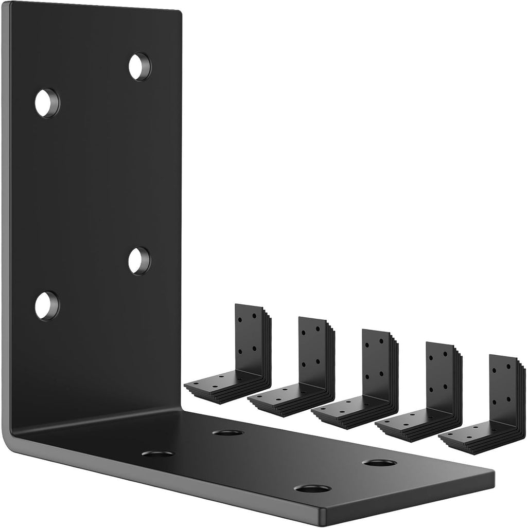 3 inch l brackets for wood, heavy duty, main product view