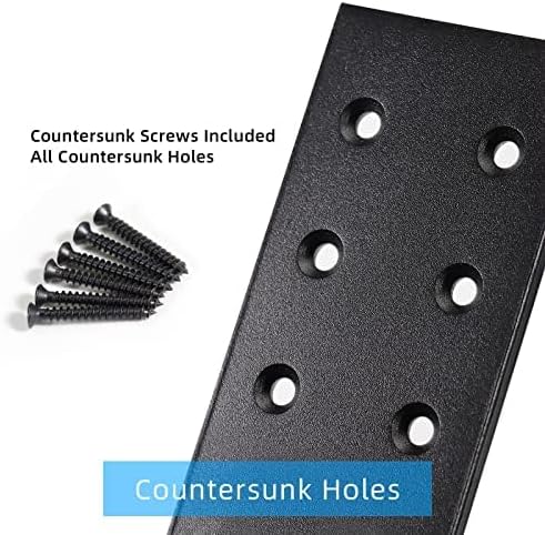 wekis 10 inch countertop support bracket, 3 pack, front angle view