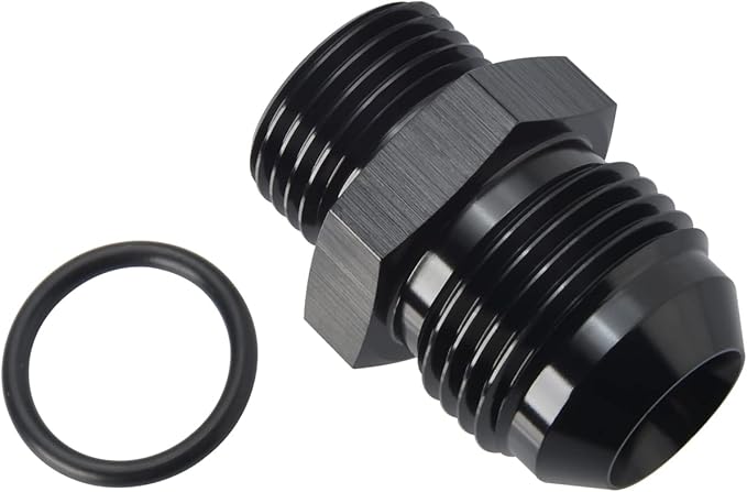 10AN Male Flare to 6AN ORB O-ring Boss Fuel Pump Rail Adapter Fitting Aluminum - Image 4