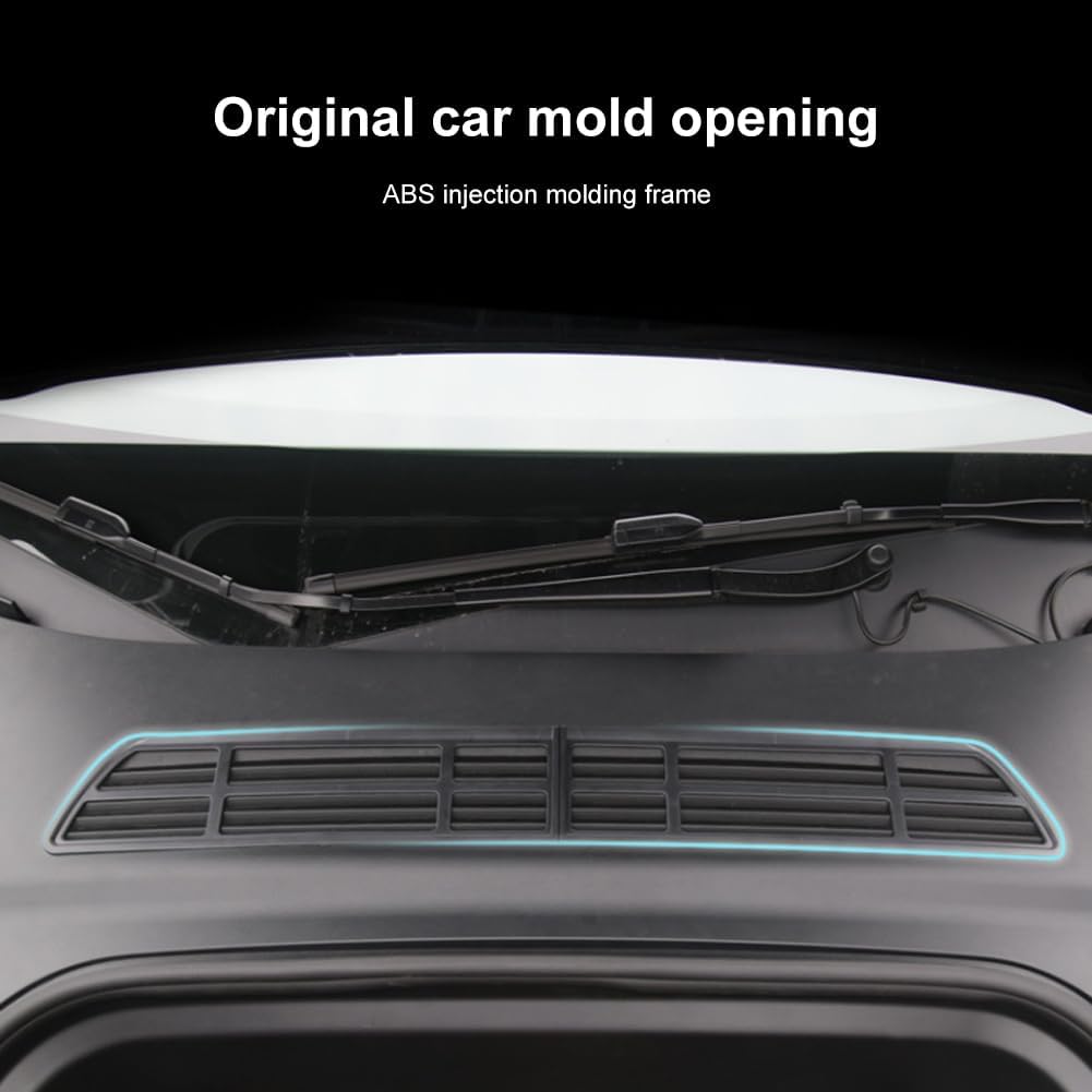 Air Intake Protective Cover for Tesla Model Y 2022-2024 - Black