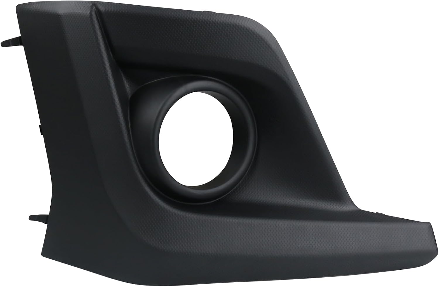 Front Bumper Fog Light Bezel Cover Right Passenger Side Lamp Panel Trim with Fog Light Hole Black Compatible with 2018-2020 Subaru Crosstrek Replaces 57731FL082 SU1039121