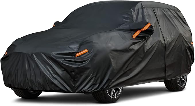 Kayme 7 Layers Heavy Duty SUV Car Cover Waterproof All Weather, Full Exterior by kayme