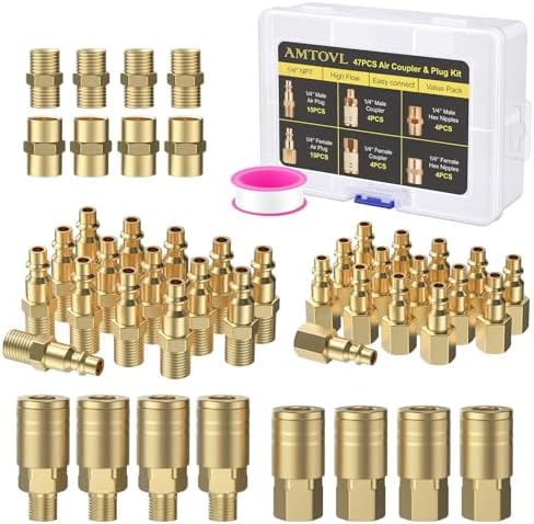 amtovl air coupler & plug kit 47pcs –, main product view