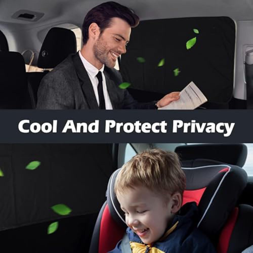 Car Side Window Sun Shades for Honda Prologue 2024–2025 2026 BEV3, Automotive Privacy Screen Heat Shield Sun Glare Blocker Window Blinds Vehicle Interior Accessories,Black