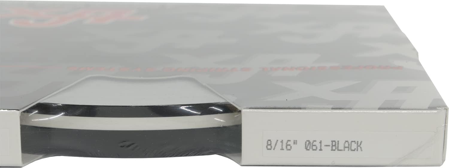Universal Products TFX 0008061 - Auto Truck Customizing Dual Pinstripe - 8/16" x 150' (1/4” Stripe, 1/8" Gap, Then 1/8” Stripe) - 061-Black