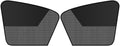 2Pcs Car Window Sun Shade Mesh Screen Magnetic, Car Camping Window Cover UV Protection Privacy Blackout Side Window Screen for Camping Travel SUV Truck Car Camping Accessories Foldable Portable