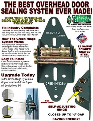energy saving garage door hinge - 4 panel, view 9