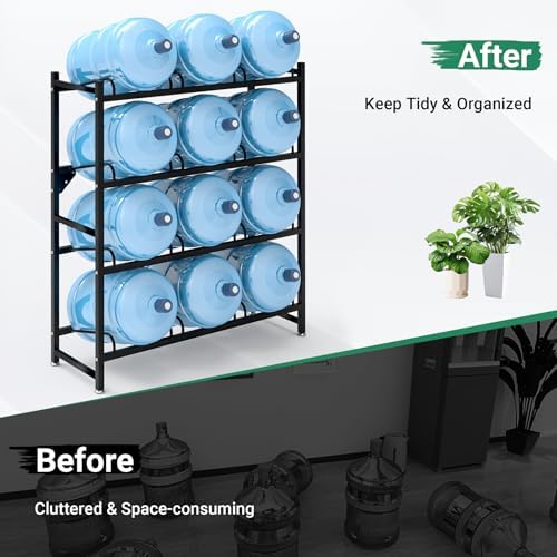 12-tray 5 gallon water jug holder，4-tier water jug, package contents