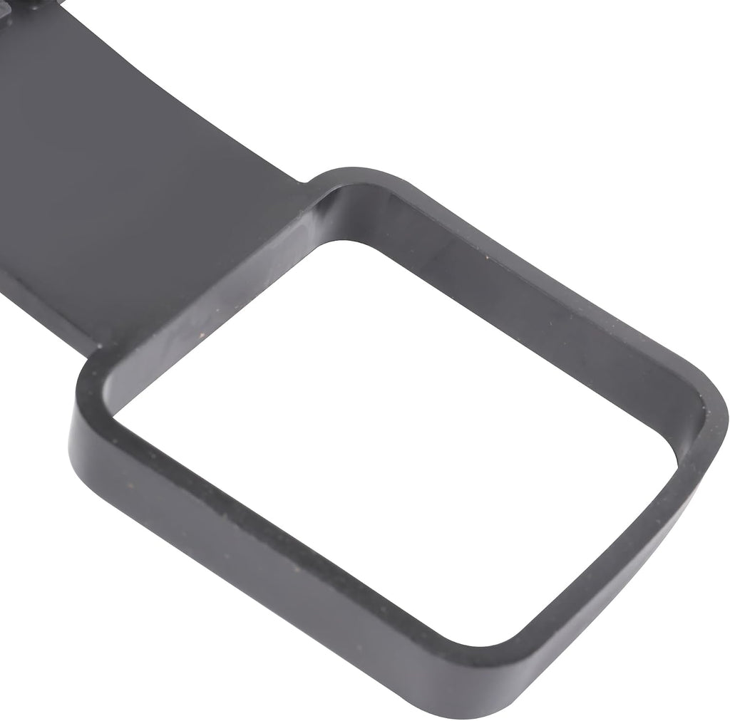 CAREONLINE New 1Pcs Universal Car Trailer Hitch Cover-Plug Cap Rubber Tow Hook Cover Square Mouth Protection Cover Fits for Most SUV Truck Car（OL-NR086260703）