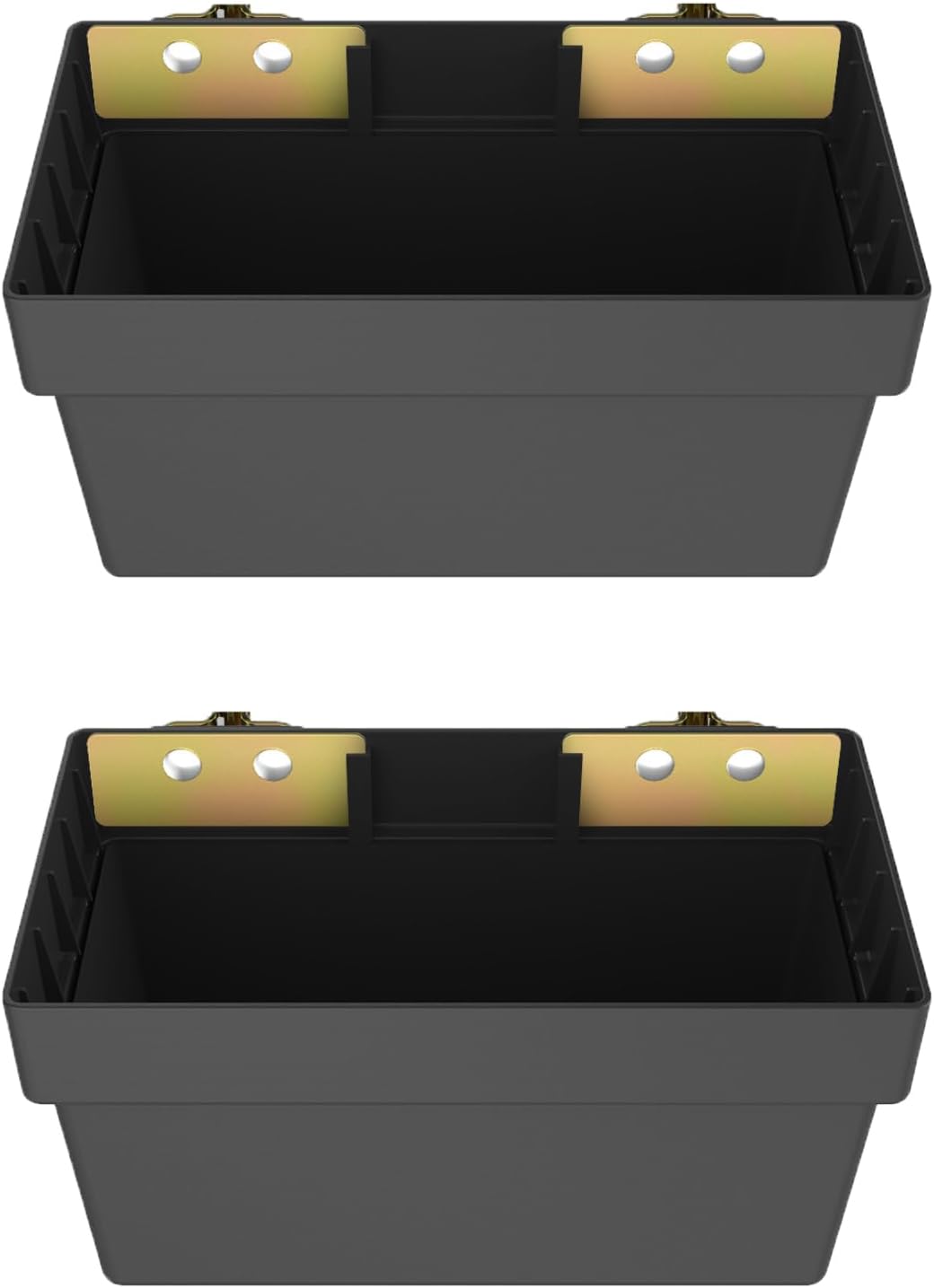 2 Pack E-Track Storage Bin for E-Track System, E Track Accessories Storage Box for Trucks, Easily Organizer Bin for Enclosed Trailer