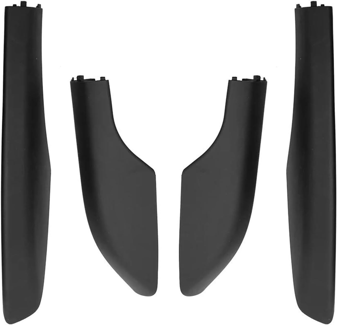 Rooftop Cargo Carrier 4pcs ABS Roof Rack Bar Rail End Protection Cover Shell for Toyota for Fortuner for AN50 for AN60 for Hilux SW4 2004-2015 Roof Racks Boxes