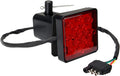 Red 15 LED 2 inch Trailer Truck Hitch Tow Haul Receiver Cover Brake Light with Pin 12V, 500098565