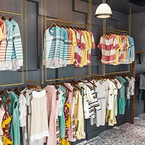 creative adjustable height clothing storage chain garment rack, package contents