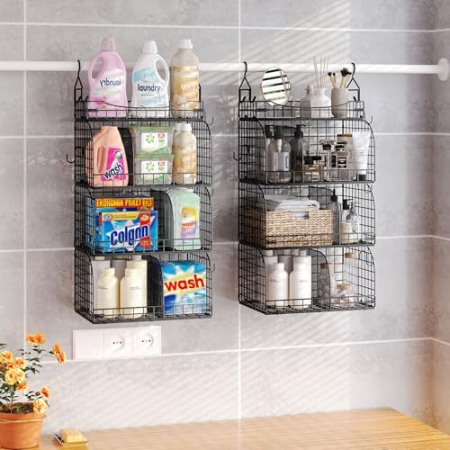 hapirm hanging closet organizer storage - 4 tier, package contents