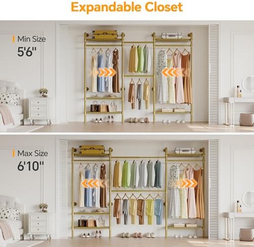 higeego w3 wall mounted clothes rack, industrial pipe shown in use