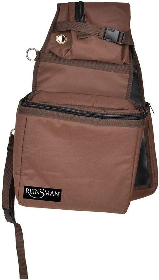 REINSMAN Insulated Leakproof Cooler Saddle Bag with Additional Cantle Bag and Straps