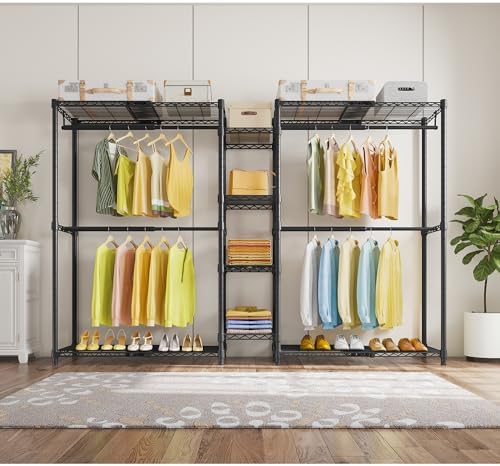 vipek x3 expandable heavy duty clothes rack closet, view 9